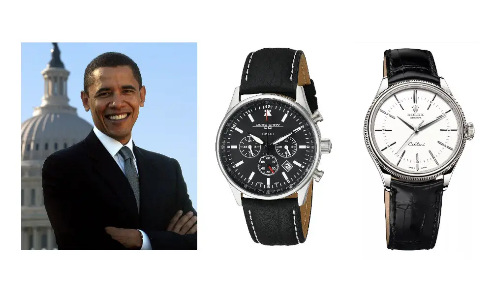 montres de Barack Obama Rolex Jorg Gray