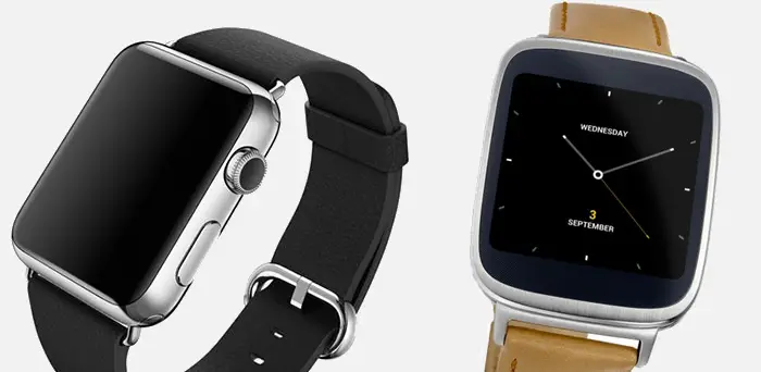 Match montres connectées : Asus Zenwatch contre Apple Watch