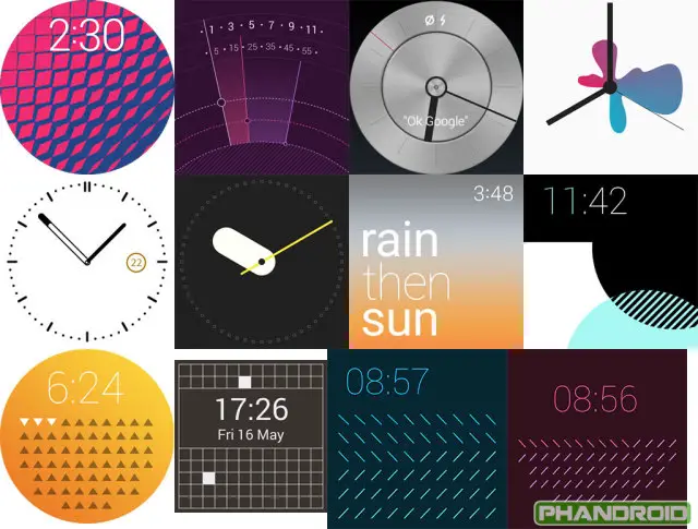 Android-wear-lollipop-watch-faces