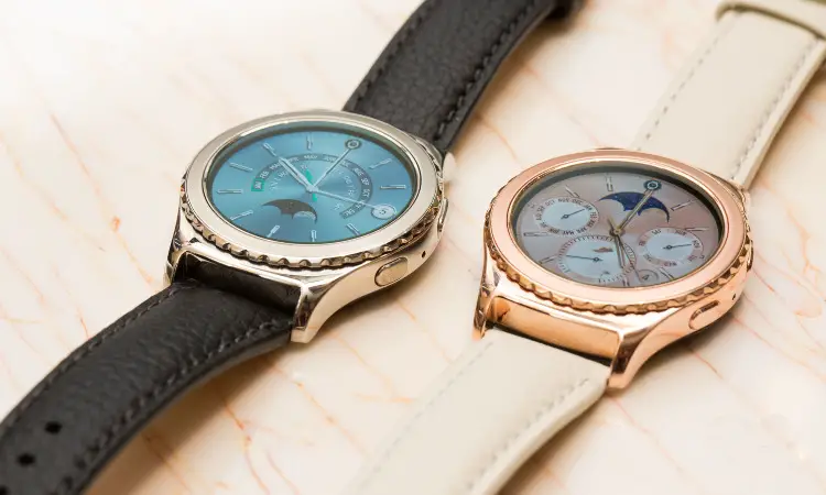 Samsung Gear S2 Platinum et Rose Gold