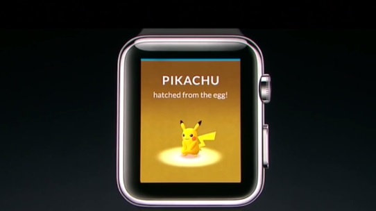 pokémon go apple watch pikachu sort d'un oeuf