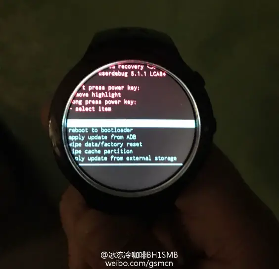 montre connectée HTC Halfbeak prototype