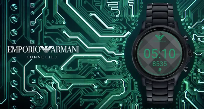 emporio armani android wear montre connectée
