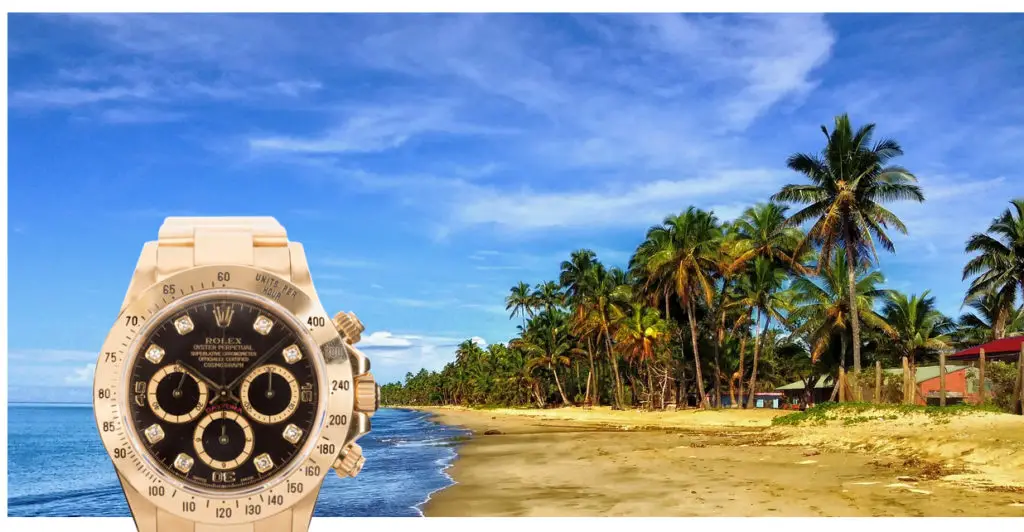 les montres des marseillais : Rolex daytona or