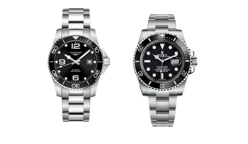 Longines Hydroconquest vs Rolex Submariner