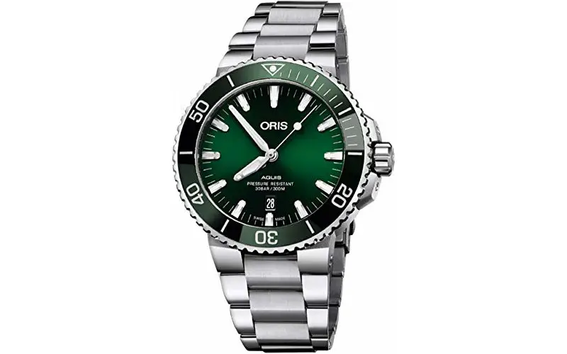 montre Oris Aquis Date Green