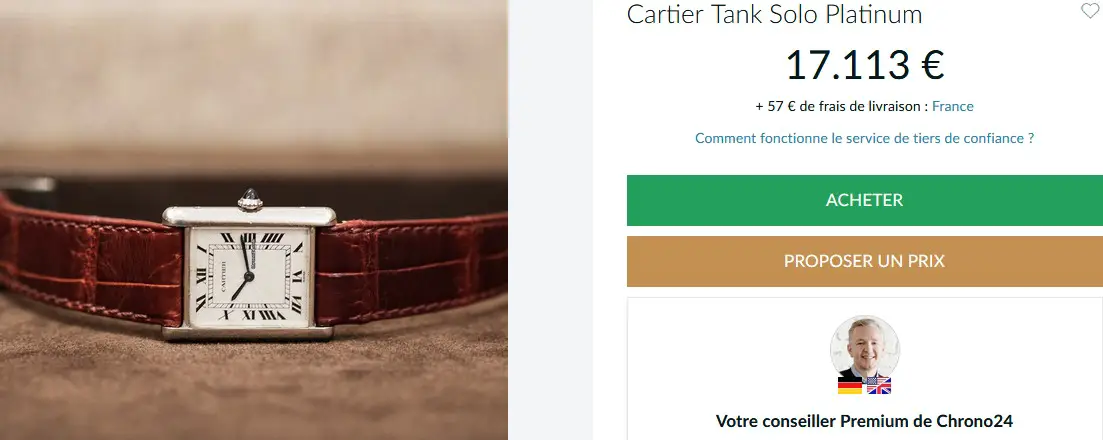 Cartier Tank : un bon investissement