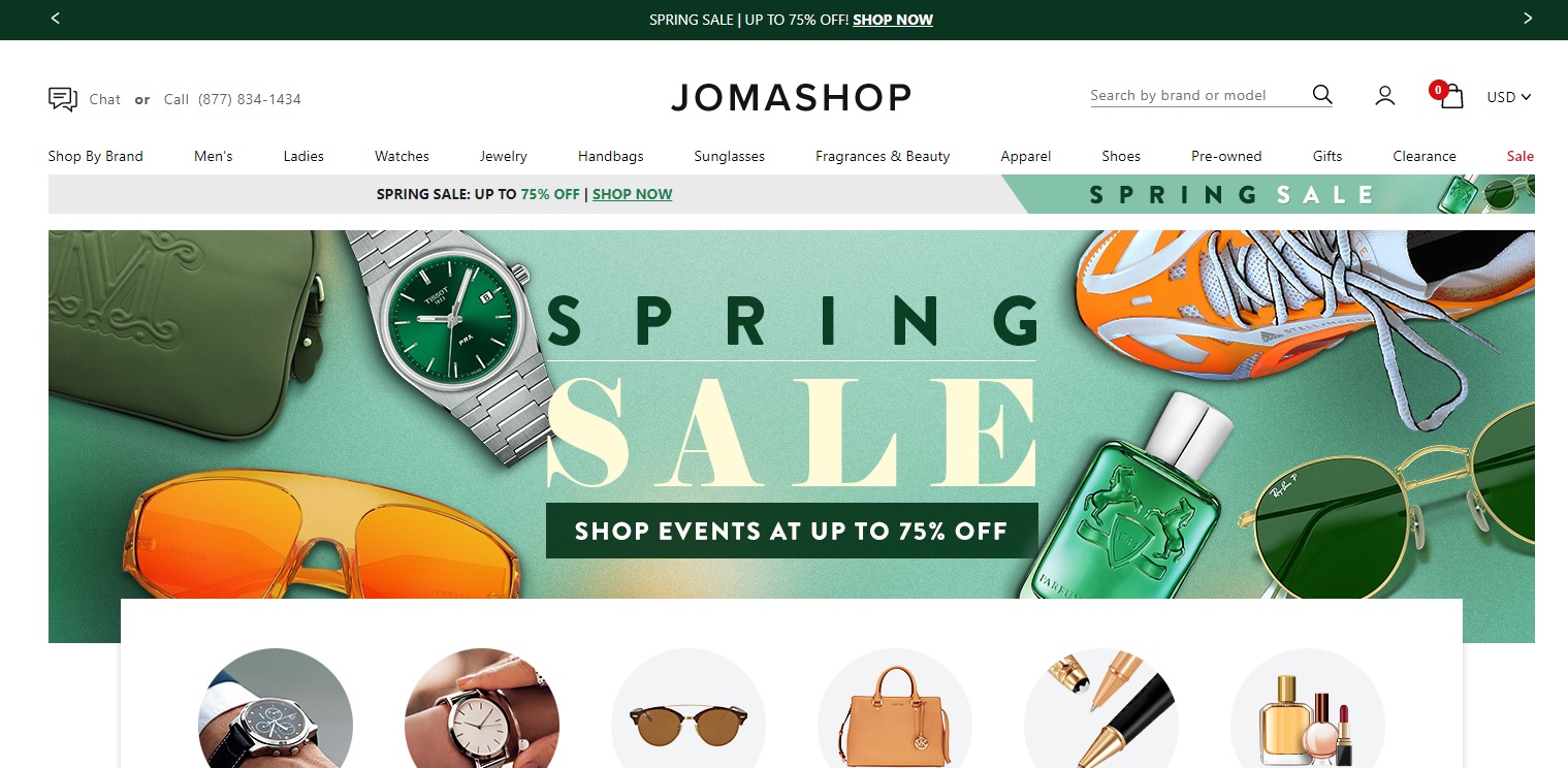 site jomashop