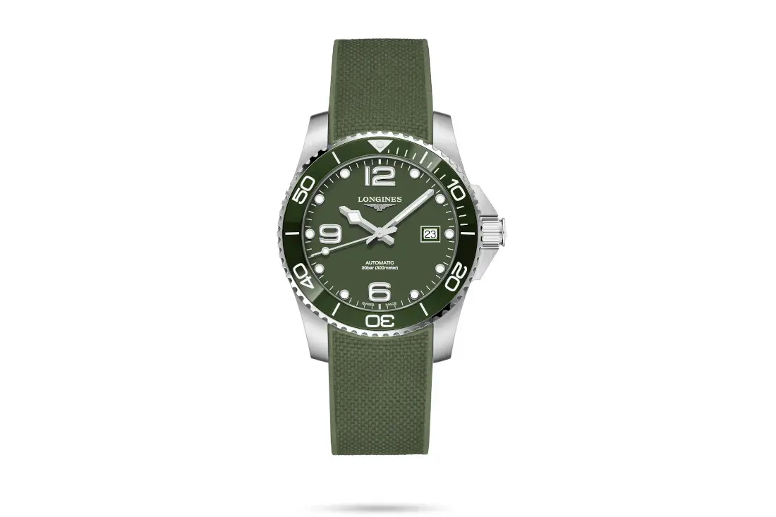 montre Longines Hydroconquest verte