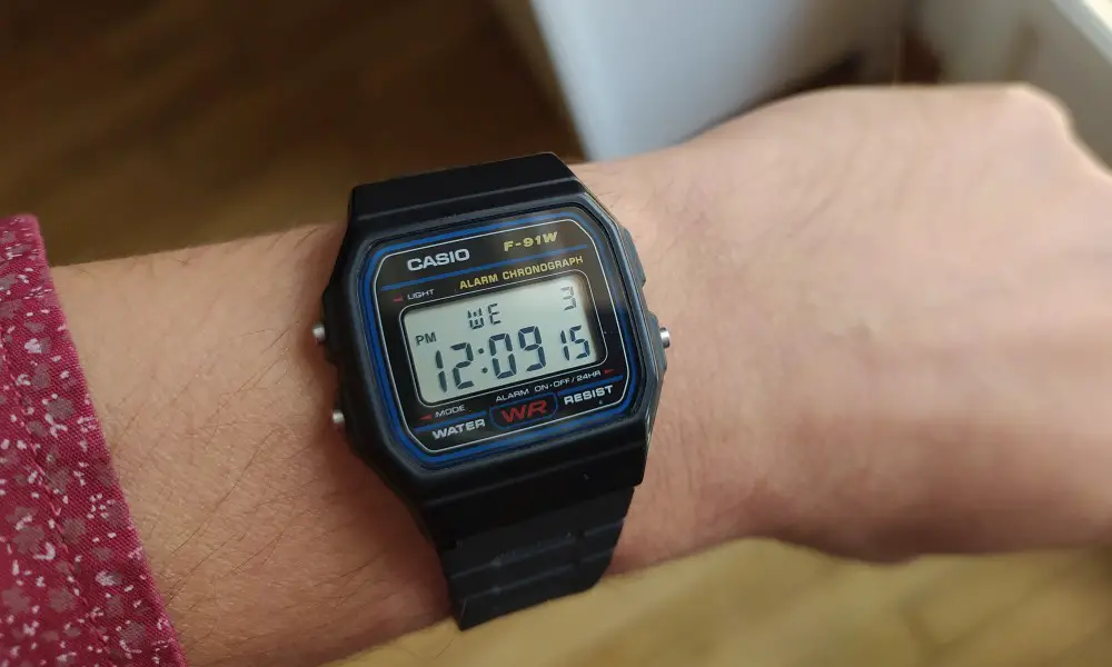 montre casio f91w1