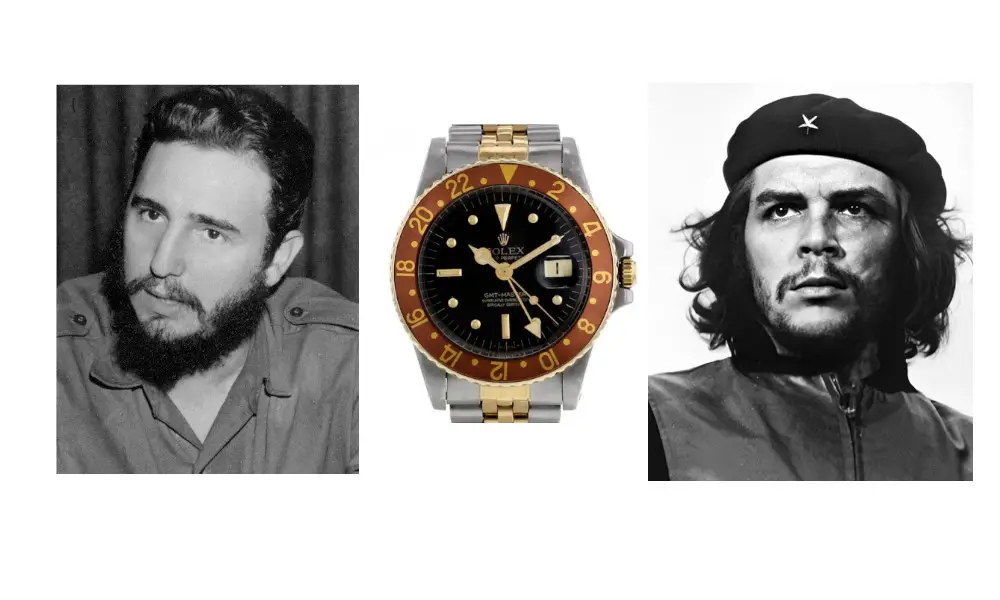 montre Rolex GMT de Che Guevara et Fidel Castro