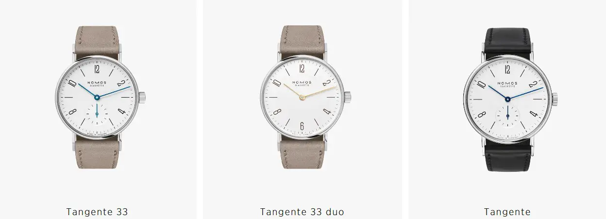 montre nomos Tangente