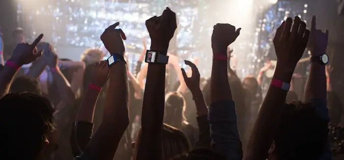 Concert avec montres connectées