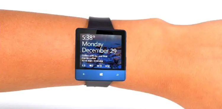 prototype montre connectée Windows 10