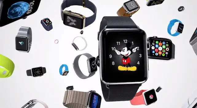 apple watch cadran mickey