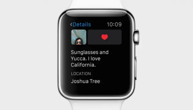 apple watch fonction de communication
