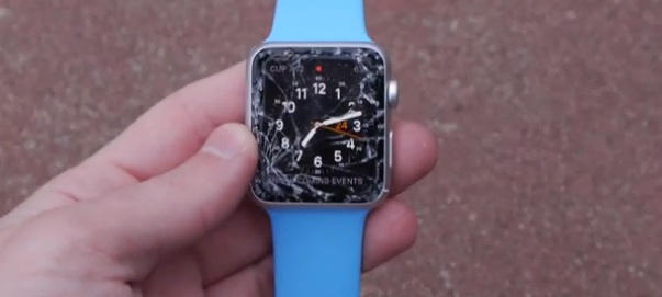 apple watch cassée (écran fendu)