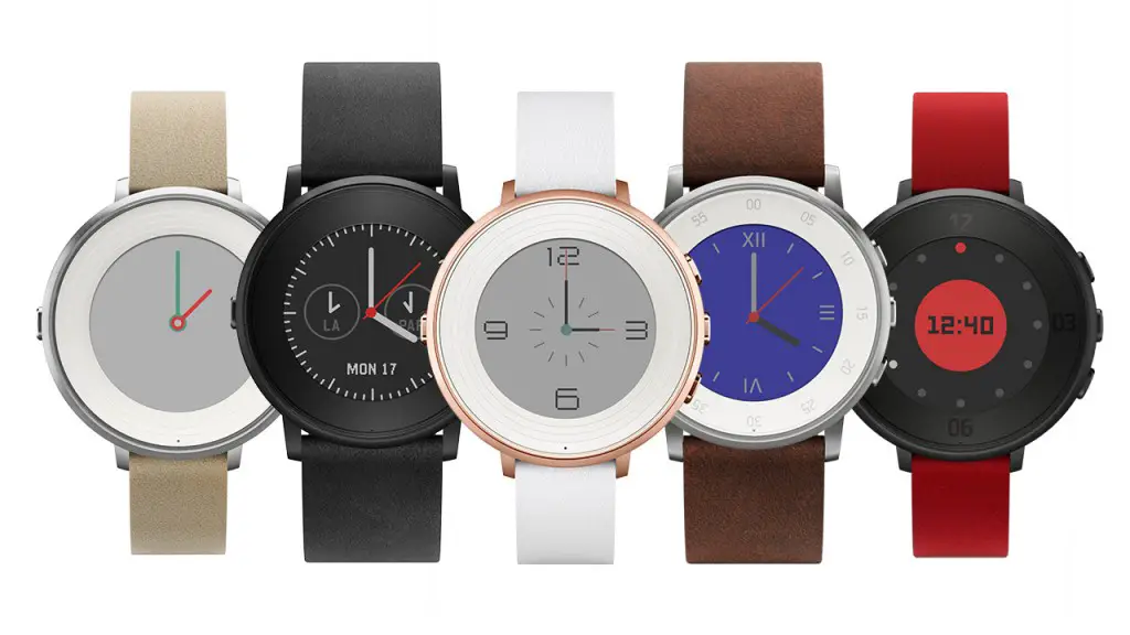 Montre connectée Pebble Time Round