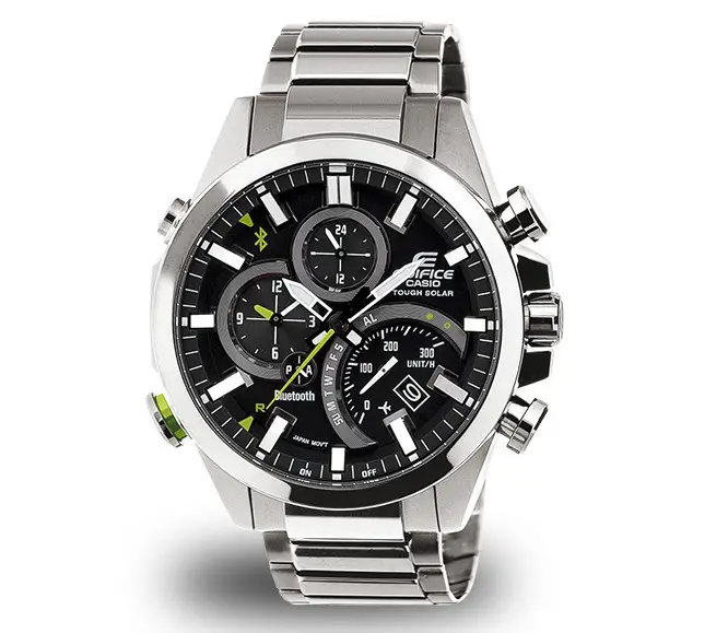 Montre Casion EDIFICE Tough Solar et Bluetooth