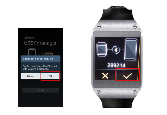 Samsung Gear installation et configuration avec le smartphone