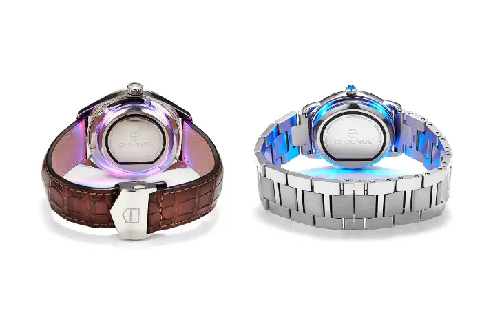 Chronos disque sur deux montres