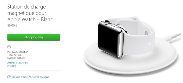 station de recharge pour Apple watch