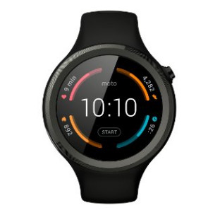 Montre connectée Moto 360 Sport noire