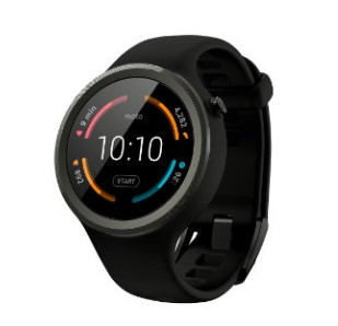 Montre connectée Moto 360 Sport noire