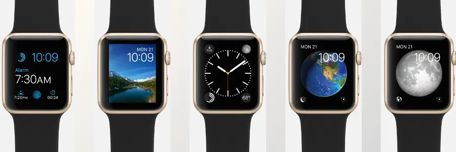Apple watch : les différents cadrans