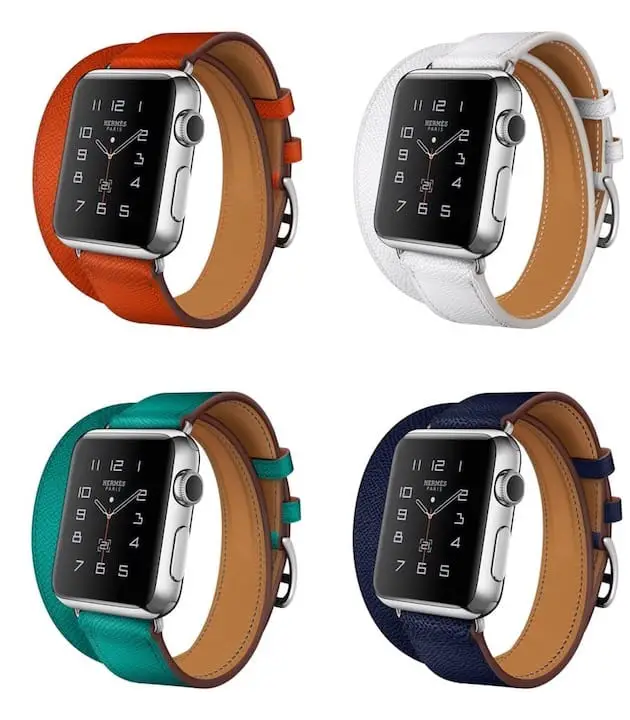 bracelets doubles hermès apple watch