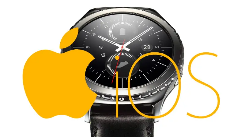 montre samsung gear sur ios iphone