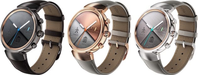 Asus Zenwatch 3 couleurs