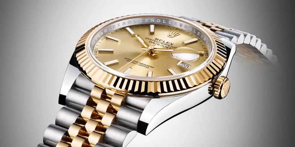 Rolex datejust en or