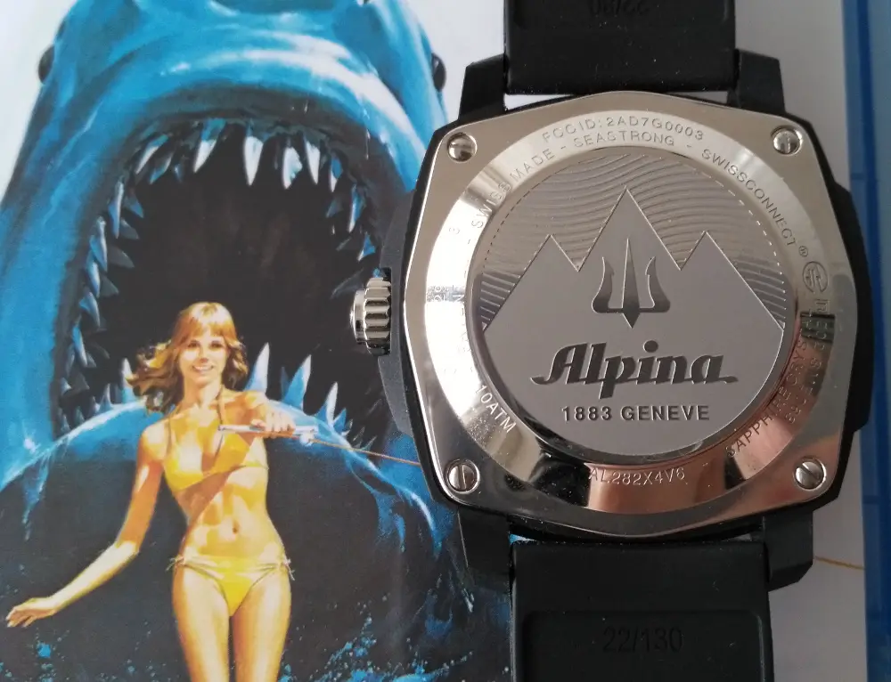 Alpina Seastrong montre connectée suisse