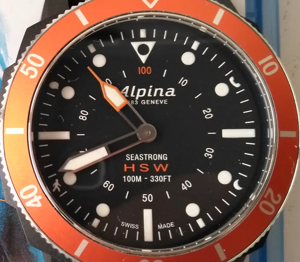 Alpina Seastrong montre connectée suisse