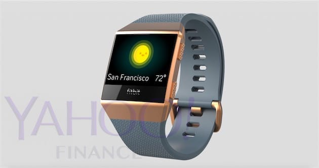 prototype montre connectée fitbit