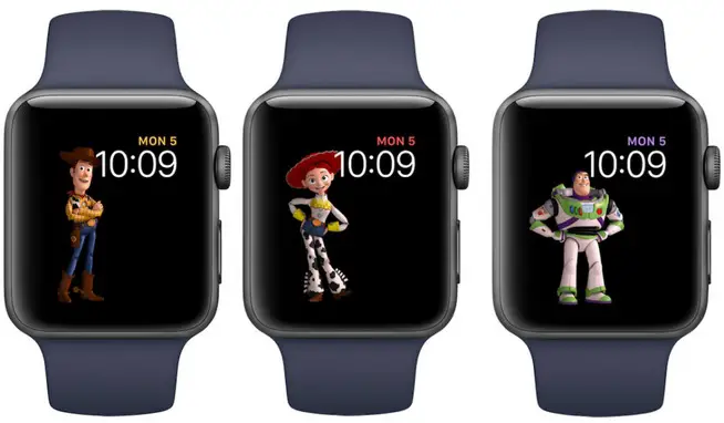 apple watch cadran toy story