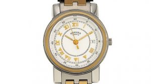 une montre Hermès Carrick classique pour femme