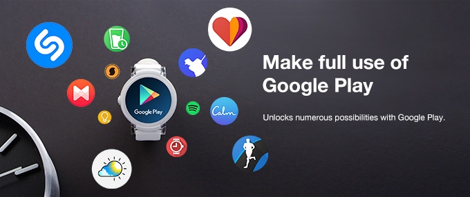 montre conectée ticwatch android wear