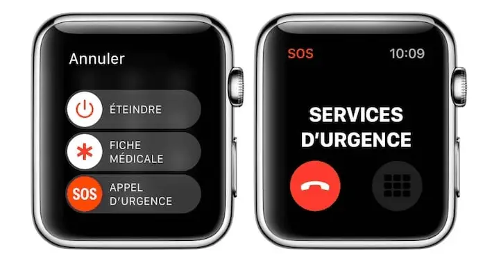 appel urgence sans forfait apple watch