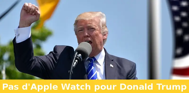 apple watch donald trump