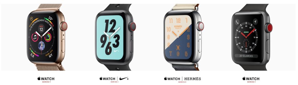 versions apple watch series 4