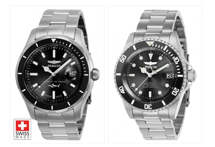 invicta pro diver comparaison