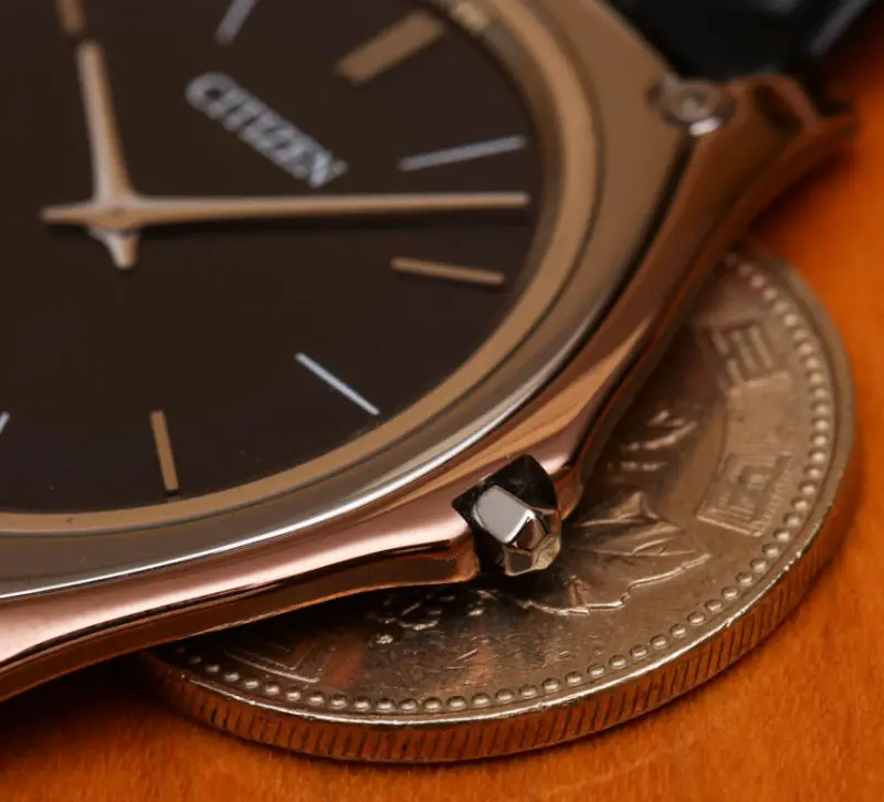 Citizen présente la finesse de sa montre aussi fine qu'une pièce de monnaie !