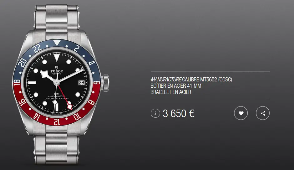 montre tudor black bay gmt