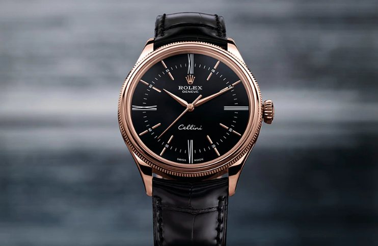 Montre Rolex Cellini avec costume